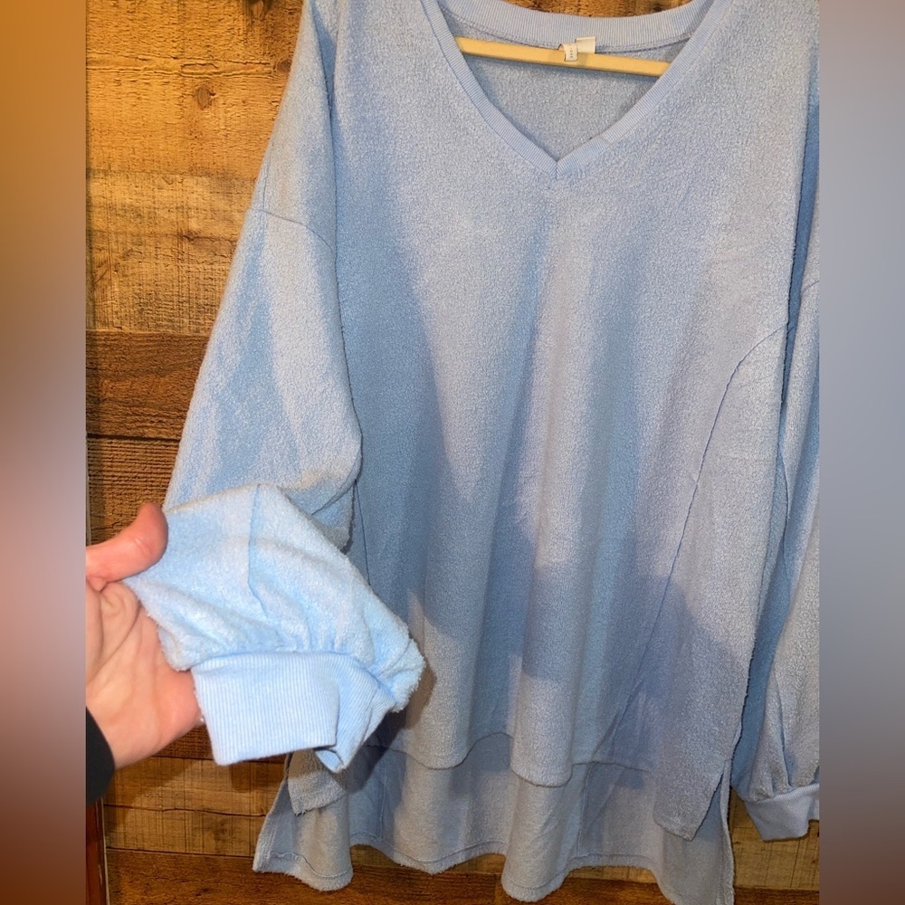 Cato Terry Cloth Top - Picture 2 of 6